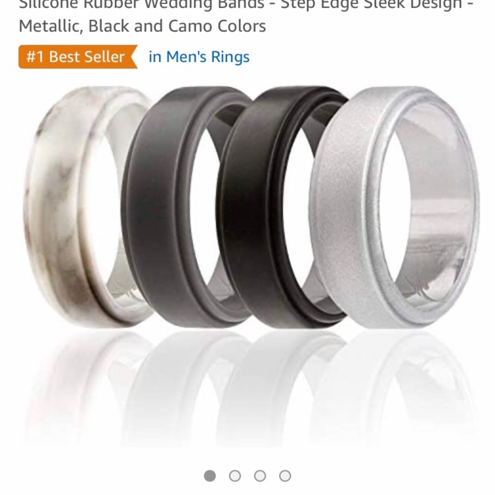 New Silicone Wedding Ring. Size 10 men
